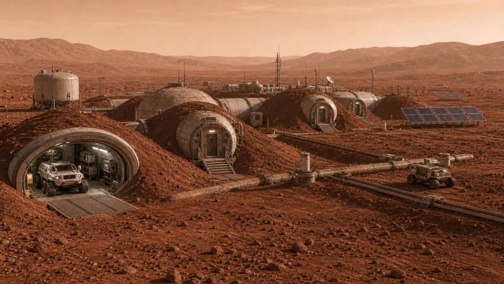 How Would Humans Build Safe Homes on Mars?