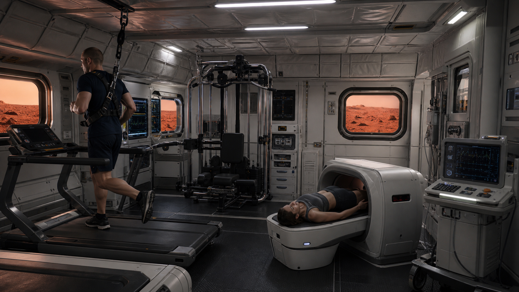 Can Humans Stay Healthy in Martian Gravity?